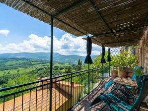 Holiday house Haus in Montecastelli Pisano (Toskana) mit Balkon, Aussicht - Radicondoli - image1