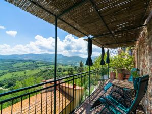 Holiday house Haus in Montecastelli Pisano (Toskana) mit Balkon, Aussicht - Radicondoli - image1