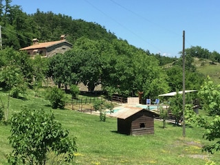 Bauernhof Apecchio Außenaufnahme 16