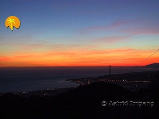 Auch die Sonnenuntergänge können sich sehen lassen