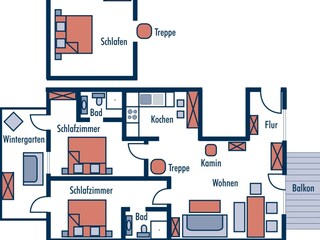 Ferienwohnung Binz Grundriss 27
