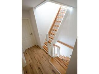 Treppe zum Spitzboden
