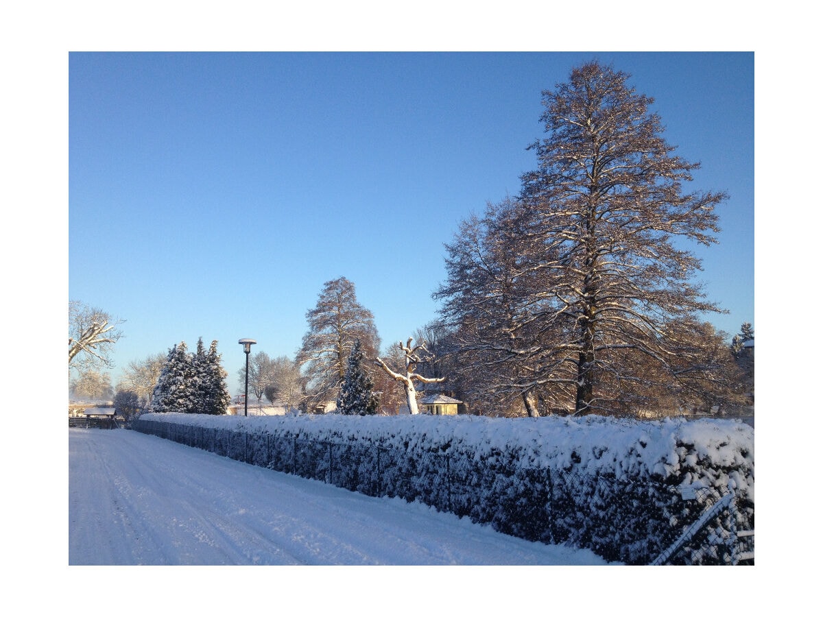 Kleinzerlang im Winter bei Schnee