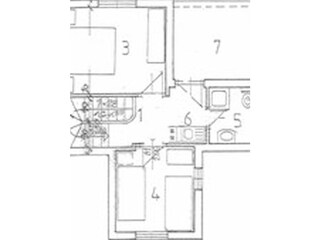 Appartamento per vacanze Porec Pianta del piano 22