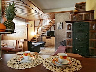 Blick ins Wohnzimmer