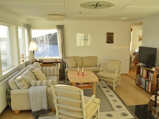 Wohnzimmer mit Meerblick