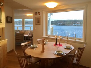 Esszimmer mit Meerblick