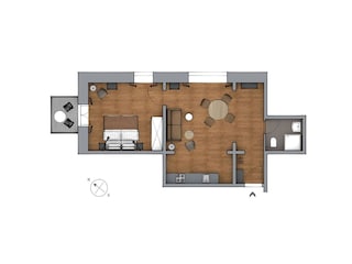 Die Eckwohnung mit seeseitigem Balkon