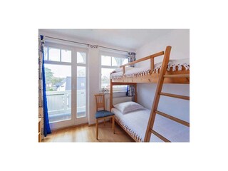 Zweites Schlafzimmer mit Hochbett