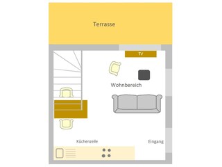 Appartamento Glowe Pianta del piano 21