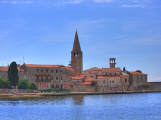 Altstadt und Basilika von Porec in Istrien