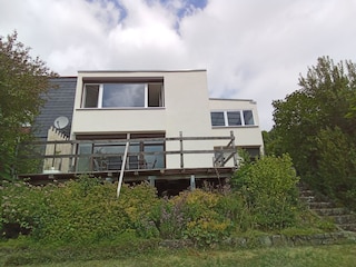 Südseite des Ferienhauses