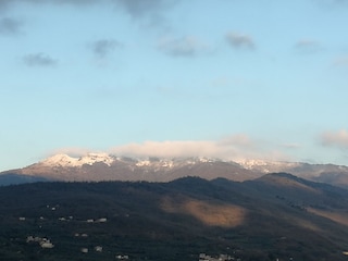 Schnee auf dem Faudo im März