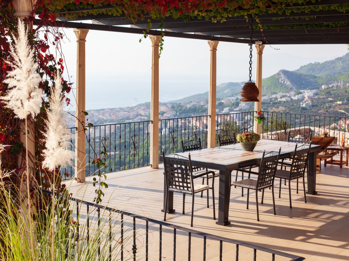 Terrasse mit Meerblick