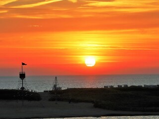 Sonnenuntergang über der Lagune