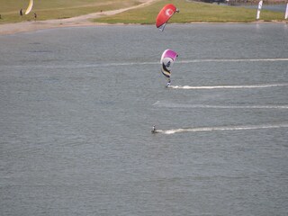 Kitesurfen in der Familienlagune