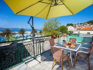 Terrasse für einen angenehmen Urlaub