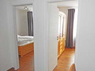 Blick in die beiden Schlafzimmer