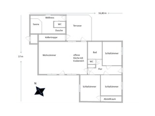 Casa per le vacanze Lübberstorf Pianta del piano 41