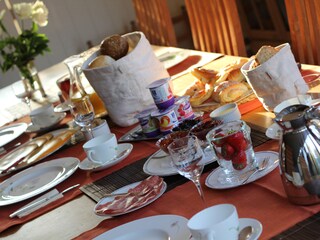 Breakfast table impression