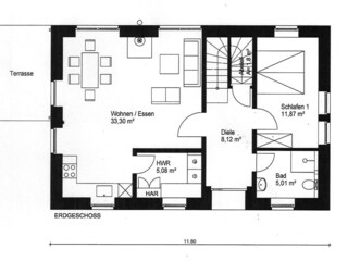Casa de vacaciones Burhave Plano de planta 20