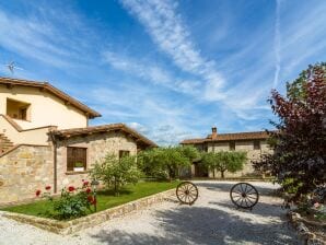 Landhaus Bauernhaus in Perugia mit Whirlpool - Solfagnano - image1