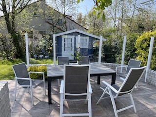 Windgeschützte Terrasse