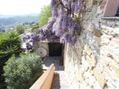 Treppe zum Garten