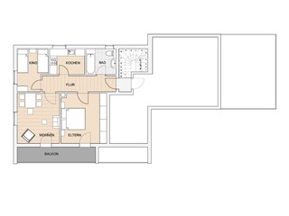 Appartement de vacances Halblech Plan d'étage 34