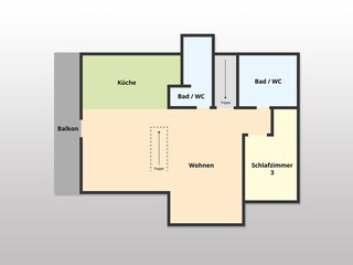 Floor plan upper floor