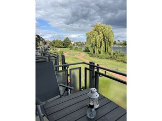 Blick vom Balkon