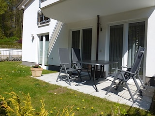 Die Terrasse zum Relaxen