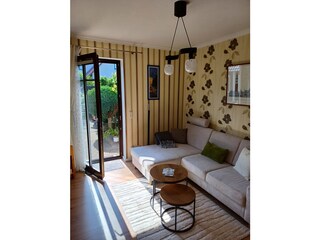 Blick auf die Terrasse