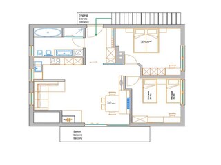 Appartamento Sexten Pianta del piano 18