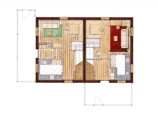 Appartamento per vacanze Predaia Pianta del piano 21