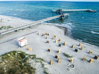 Badestrand mit Seebrücke