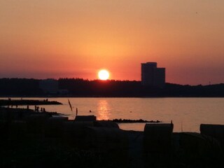 Sonnenuntergang über der Niendorfer Bucht