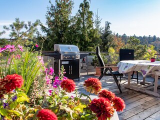 Terrasse mit Gasgrill