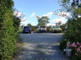 parking places behind the house