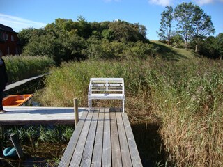 boatbridge with beautiful view