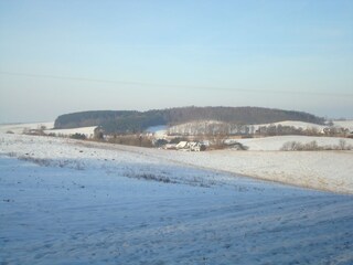 idyllic winter scenery