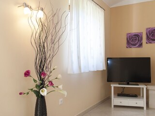beautiful room with TV