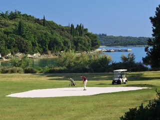 Golf on the National park Brijuni