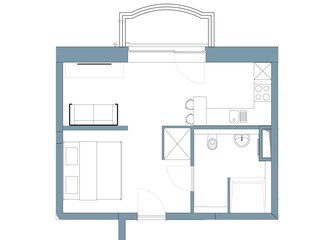 Appartamento per vacanze Burg auf Fehmarn Pianta del piano 21