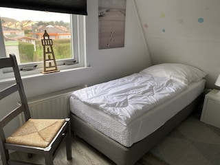 Schlafzimmer mit zwei Betten