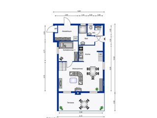 Vakantiehuis Julianadorp Grondplan 34