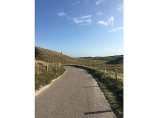 Fahrradwege durch die Dünen