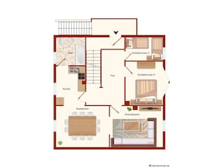 Grundriss 2. Ebene