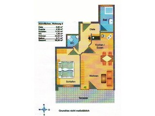 Appartamento per vacanze Oberstdorf Pianta del piano 21