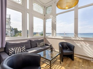 Der schöne Seeblick bis zur Seebrücke.